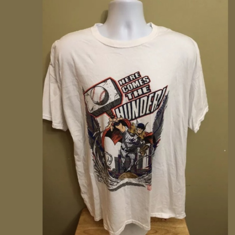 Mens Mets Noah Syndergaard marvel Thor Graphic Tee